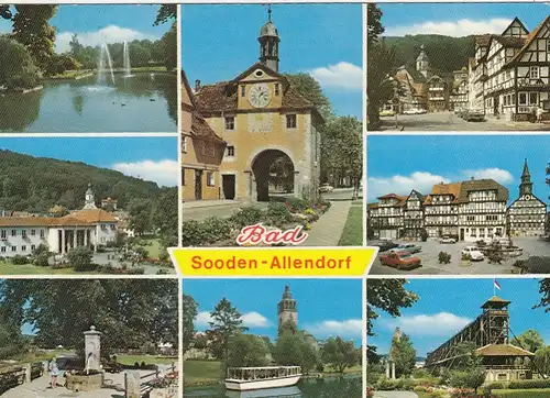 Bad Sooden-Allendorf, Werra, Mehrbildkarte gl1975 G2615