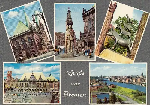Bremen, Mehrbildkarte ngl G0821