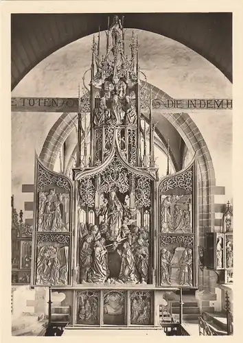 Creglingen, Herrgottskirche, Marienaltar (T.Riemenschneider) ngl G0140