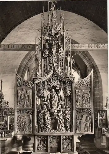 Creglingen, Herrgottskirche, Marienaltar (T.Riemenschneider) ngl G0150