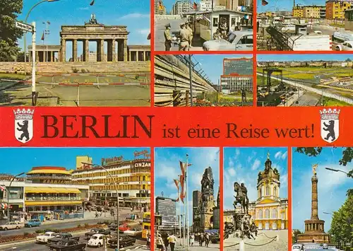 Berlin, Mehrbildkarte, Berlin ist eine Reise wert! gl1983 F7157