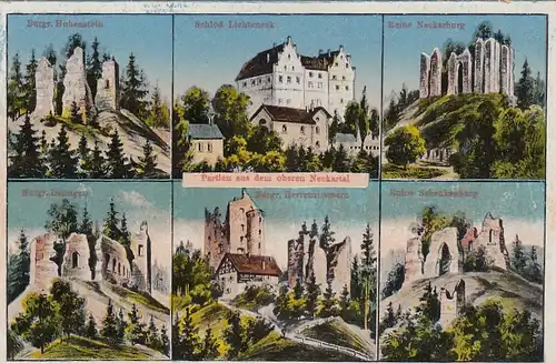 Burgen aus dem oberen Neckartal, Mehrbildkarte ngl F9649