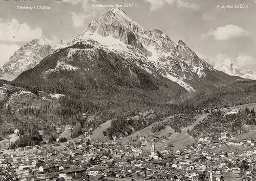 Mittenwald gegen Wettersteingebirge gl1960? F9255