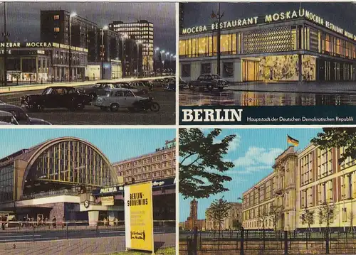 Berlin, Mehrbildkarte glum 1960? F7325