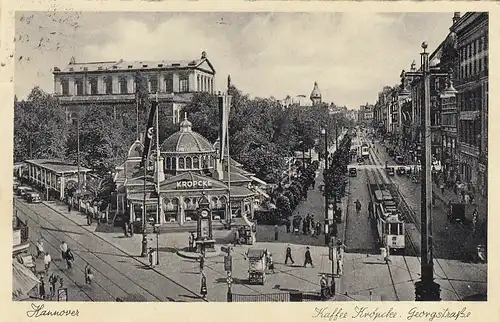 Hannover, Café Kröpcke, Georgstraße gl1936 G2748