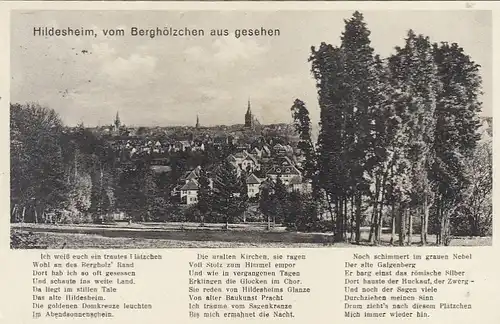 Hildesheim, vom Berghölzchen gesehen gl1940 G3241