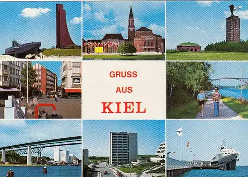 Landeshauptstadt Kiel, Mehrbildkarte ngl G0792