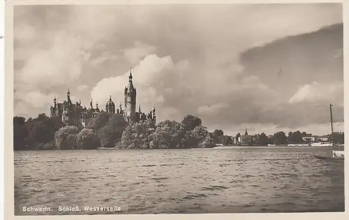 Schwerin, Schloss, Wasserseite ngl F9739
