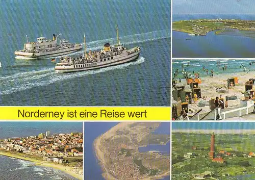 Nordseebad Norderney, Mehrbildkarte gl1983? G0807