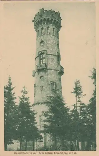 Aussichtsturm auf dem hohen Schneeberg ngl G0336