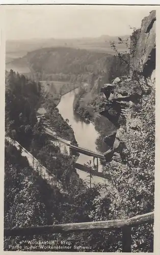 Wolkenstein i.Erzgeb. Partie in der Wolkensteiner Schweiz ngl G0356