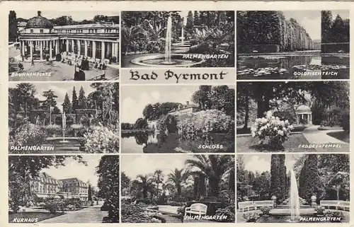 Bad Pyrmont. Mehrbildkarte gl1952 G3371