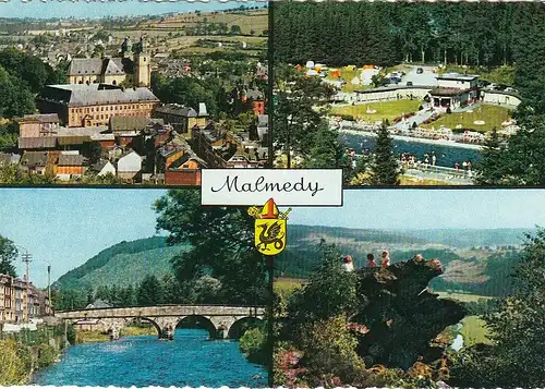 Souvenir de Malmedy, Mehrbildkarte ngl G0933