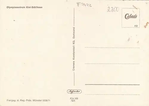 Kiel, Oylmpiazentrum Kiel-Schilksee ngl F7472