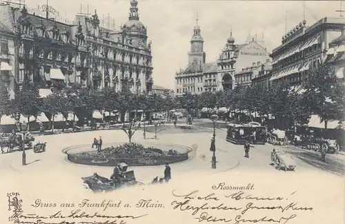Frankfurt a. M., Rossmarkt gl1901 F9438