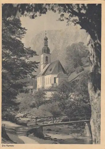 Bergkirchlein Ramsau mit Reiteralpe ngl G0400
