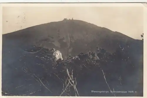 Riesengebirge, Schneekoppe gl1926 G0419