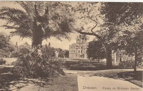 Dresden, Palais im Grossen Garten ngl G3459