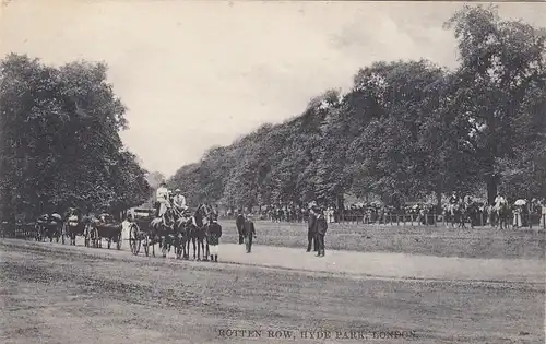 London, Hyde Park, Rotten Row ngl F9474