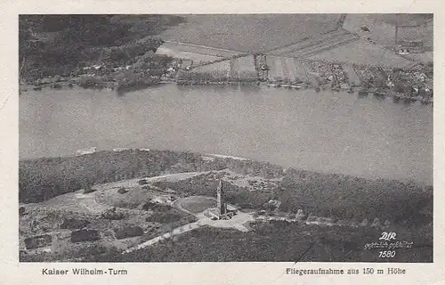 Berlin, Kaiser Wilhelm-Turm im Grunewald, Fliegeraufnahme ngl G0429