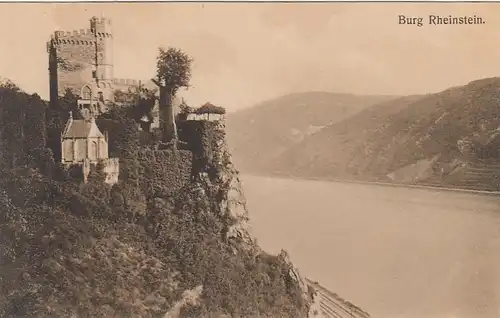 Burg Rheinstein am Rhein bei Trechtlinghausen ngl G3493
