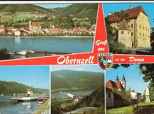 Oberzell an der Donau, Mehrbildkarte ngl G1048