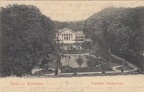 Wiesbaden, am Kurhaus gl1903 F9949