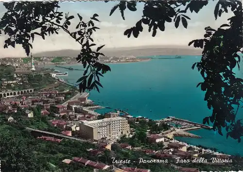 Trieste, Panorama, Faro della Vittoria ngl G1369