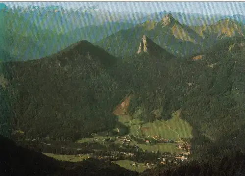 Kreuth bei Tegernsee, Leonhardstein, Roß- u.Buchstein, Zugspitze ngl G0500