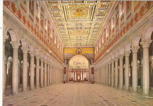 Roma, Basilica di S.Paolo, Interno ngl G1084