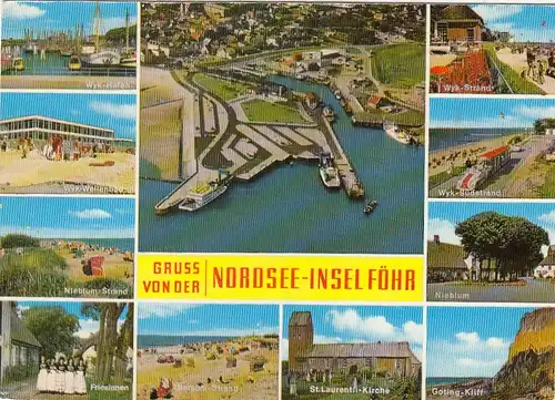 Nordsee-Insel Föhr, Mehrbildkarte gl1906 G1109