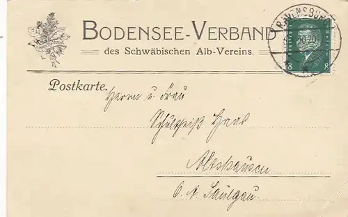 Bodensee-Verband, Mitteilung gl1930 F9584