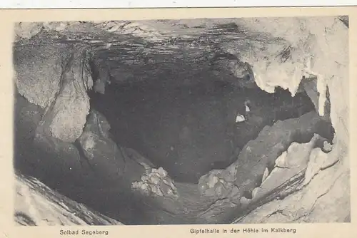 Solbad Segeberg, Kalkberg, Gipfelhalle i.d.Höhle ngl F7677