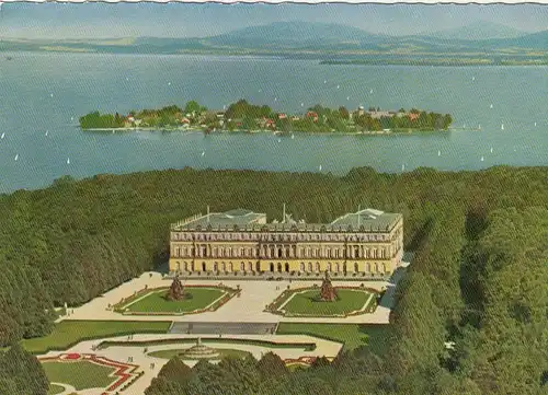 Königsschloss Herren-Chiemsee mit Fraueninsel ngl G0559