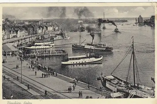 Flensburg, Hafen gl1955 F7761