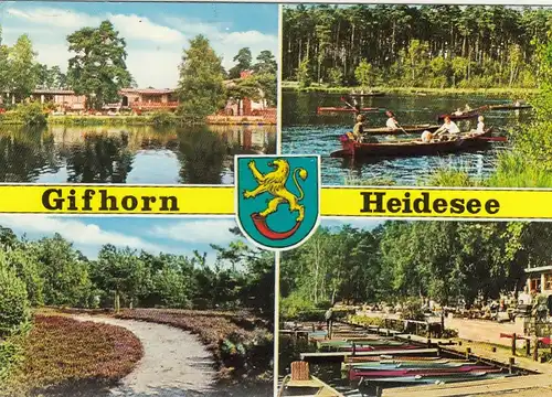 Gifhorn, Heidesee, Mehrbildkarte gl1982 G3250