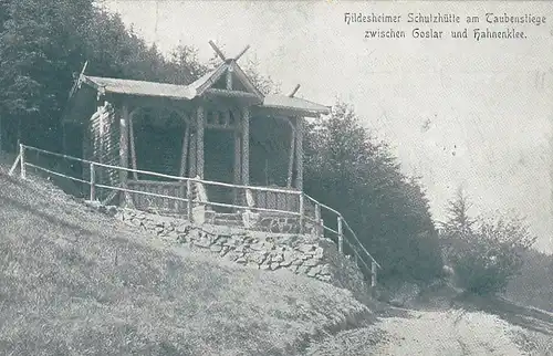 Hildesheimer Schutzhütte am Taubenstiege Zwischen Goslar u.Hahnenklee gl1916 G3274