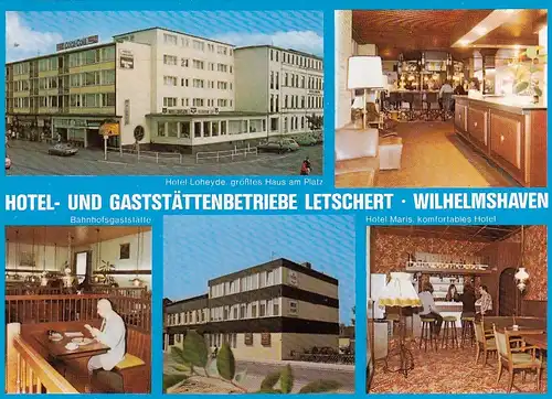 Wilhelmshaven, Hotel- und Gaststättenbetriebe Letschert ngl F8747