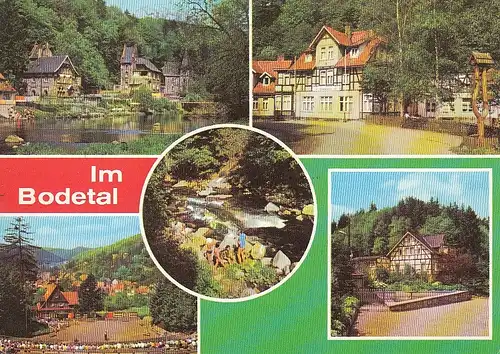 Treseburg und Altenbrak im Bodetal (Harz) gl1983 G1239