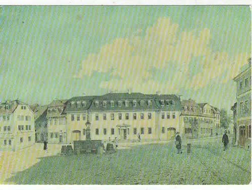 Weimar, Goethe-Haus um 1828 ngl G1500