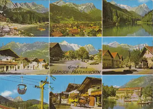 Garmisch-Partenkirchen, Mehrbildkarte gl1968 G1257