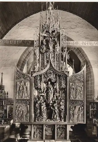 Creglingen, Herrgottskirche, Marienaltar (T.Riemenschneider) ngl G0141