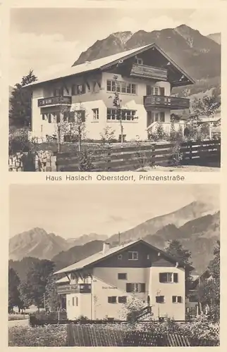 Oberstdorf, Haus Haslach, Prinzenstraße ngl F9815