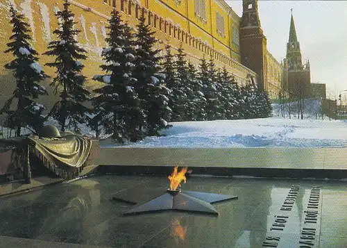 Moscow, the Eternal Fire an the Grave of the unknown Soldier ngl G0684