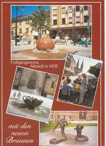 Hof i.B., Altstadt, Mehrbildkarte ngl G1266