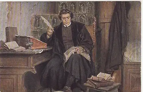 Eisenach, Die Wartburg, Reformationszimmer mit Luther ngl F9825