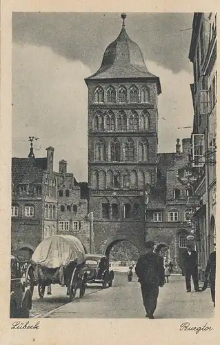 Lübeck, Burgtor ngl F7847