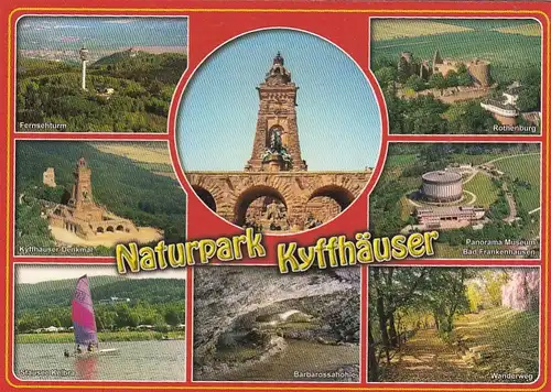 Naturpark Kyffhäuser, Mehrbildkarte glum 1990? G1559
