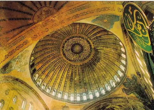 Istanbul ve Sarheserleri, Ayasofia, Kubbe ngl G1603