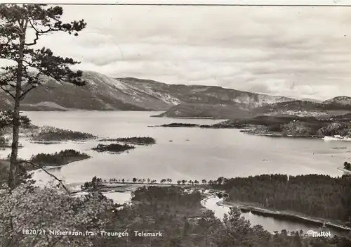Norge, Nisservann, fra, Treungen, Telemark gl1959 G1339